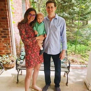 Topshop Floral Pink Mod dress